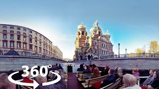 Экскурсия по рекам и каналам Санкт-Петербурга | Видео 360 | Video 360 degrees