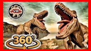 360 VIDEO VR T-REX Dinosaur VR Experience in Virtual Reality 3D 360 VR 4K