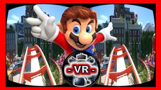 Mario VR 3D Roller Coaster VR Split Screen for BOX 3D not 360 VR Virtual Reality 3D SBS