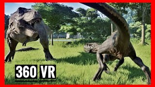 VR 360° Jurassic World Evolution Dinosaurs Google Cardboard VR BOX 360 Virtual Reality Videos