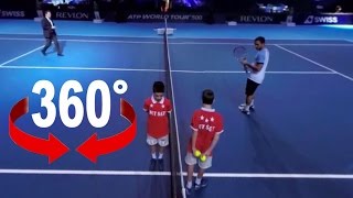 360° walk on court | Swiss Indoors Basel | Tennis