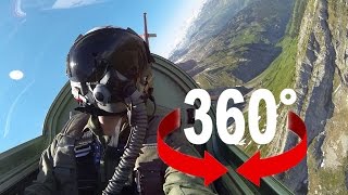 360° cockpit view | PC-7 Flight Training | Swiss Air Force