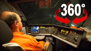 360° train ride | The Longest Tunnel in the World