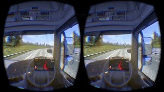 Euro Truck Sim VR Google Cardboard Video 3D SBS Virtual Reality Video VR Gamez