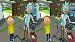 Rick and Morty VR Box Google Cardboard 3D SBS Virtual Reality Video