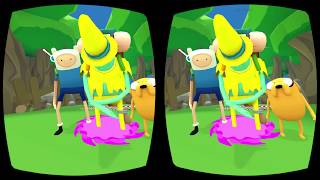 Adventure Time VR Google Cardboard Video 3D SBS Virtual Reality Video