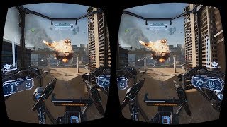GIANT MECH ROBOT VR Google Cardboard 3D SBS Virtual Reality Video