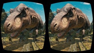 Dinosaur Roller Coaster VR Google Cardboard 3D SBS Virtual Reality Video
