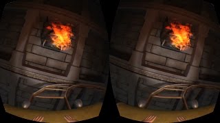 Fiery Roller Coaster VR Google Cardboard 3D SBS Virtual Reality Video