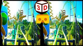 3D Roller Coasters 01 VR Videos 3D SBS [Google Cardboard VR Experience] VR Box Virtual Reality Video