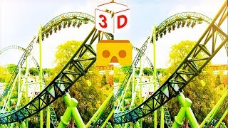 3D Roller Coaster W VR Videos 3D SBS [Google Cardboard VR Experience] VR Box Virtual Reality Video
