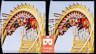 3D VR Roller Coaster VR Videos 3D SBS [Google Cardboard VR Experience]