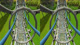 3D Crazy Tornado - Roller Coaster | VR/Cardboard/Active/Passive - SBS