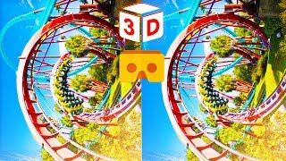 3D Roller Coaster X VR Videos 3D SBS [Google Cardboard VR Experience] VR Box Virtual Reality Video