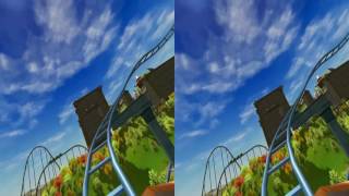 3D Roller Coaster 06 | VR/Cardboard/Active/Passive - SBS