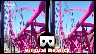 3D Roller Coaster B - 3D SBS VR (Virtual Reality Vídeo) [Google Cardboard VR Box]