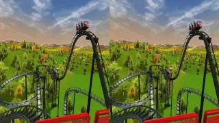 3D Black Hole - Roller Coaster VR Videos 3D SBS [Google Cardboard VR Experience]
