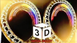 3D ROLLER COASTER E VR VIDEOS 3D SBS Google Cardboard VR Box
