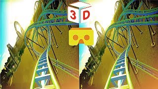 3D Roller Coaster NII VR Videos 3D SBS [Google Cardboard VR Experience] VR Box Virtual Reality Video