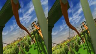 3D The Carrot - Roller Coaster | VR/Cardboard/Active/Passive - SBS