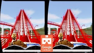 3D Twist VR Roller Coaster VR Videos 3D SBS [Google Cardboard VR] Virtual Reality VR Box Video 3D
