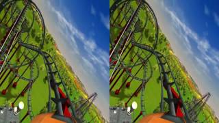 3D Black Panther Roller Coaster VR Videos 3D SBS [Google Cardboard VR Experience]