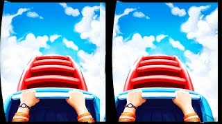 3D The Fall - Roller Coaster VR Videos 3D SBS [Google Cardboard VR] Virtual Reality VR Box Video 3D
