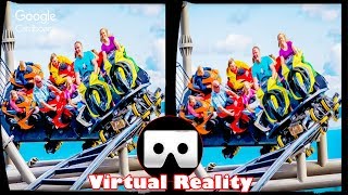 3D Aquaberro - Roller Coaster VR Videos 3D SBS [Google Cardboard VR ] VR Box Virtual Reality