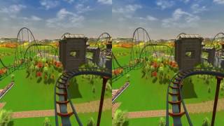 3D Roller Coaster 05 | VR/Cardboard/Active/Passive - SBS