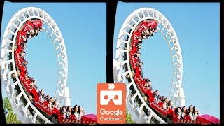 3D Roller Coaster Vomitador VR Videos 3D SBS Google Cardboard VR Virtual Reality VR Box Video 3D