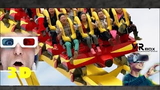 3D 2 in 1 - Roller Coaster | VR/Cardboard/Active/Passive - SBS