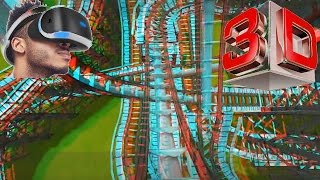 3D - Roller Coaster Tycoon 3 -  Stereo 3D anaglyph Test  Red Cyan Glasses