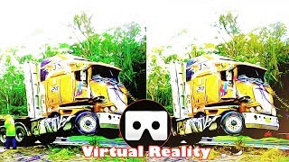Trucks Hitting VR Videos 3D SBS [Google Cardboard VR] Virtual Reality VR Box