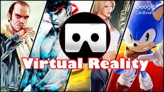 GTA V / Street Fighter / Sonic  VR Virtual Reality 3D (Google Carboard , VR Box , Oculus Rift)