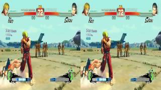 3D Ken vs Sakura - Super Street Fighters | VR/Cardboard/Active/Passive - SBS