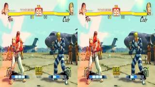 3D Ryu vs Cody - Super Street Fighters VR Videos 3D SBS [Google Cardboard VR Experience]