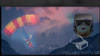 3D Free Parachute Jump 02 - GTA V | VR/Cardboard/Active/Passive - SBS