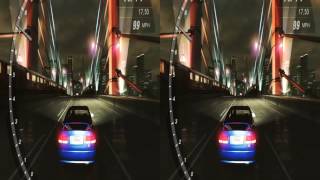 3D Honda Civic - Drag - NFSU 2 | VR/Cardboard/Active/Passive - SBS