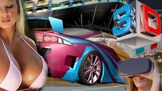3D Honda Civic - Drag 2 - NFSU 2 | VR/Cardboard/Active/Passive - SBS